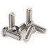M6-1.0 x 20mm Button Head Socket Cap Screws, Stainless Steel 18-8, Bright Finish, Quantity 25