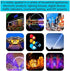 ProCircFix 50Pcs 10mm 10Pcs F10 LED Diode Kit, Red Yellow Blue Green White Each, High Brightness Diffused LED
