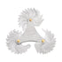 America SAE Type 4-84 Screw Thread Pitch Gauge Tool, Pitch Cutting Caliper for Industrial Measurement