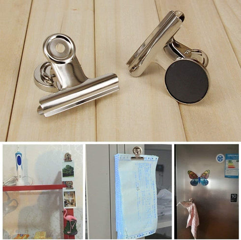 GRTARD Magnetic Clips, 40 Pack, Strong Refrigerator Magnets, 1.2 Inch, Whiteboard Magnetic Hooks Clips