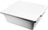 EISCO Polypropylene Plastic Utility Tray, 14.5 x 13.5 x 5 Inches