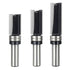 3PCS Pattern Flush Trim Router Bit 1/2 Shank, 3/4" Dia, Stable Double