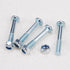 Comidox 2Pairs Metal Zero Gravity Chair Replacement Accessories Screws & Nuts Fabric Repair Kits for Your Folding Bed