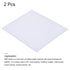 MECCANIXITY White ABS Plastic Sheet 10x8x0.04inch for DIY Crafts, Building Model, Pack of 2