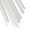10Pcs White Plastic Rods, Round Solid Bar DIY Model Material ABS Round Stick for DIY Sand Table Model, Length 250mm,