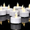 Battery Operated Flameless Tea Lights, LED Flickering Electric Votive Candle 24 Pack for Seasonal Celebrations and