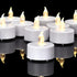 Battery Operated Flameless Tea Lights, LED Flickering Electric Votive Candle 24 Pack for Seasonal Celebrations and
