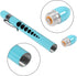 Aokin Medical Pen Light for Nurse Doctor, Reusable LED Flashlight with Pupil Gauge and Ruler, Sky Blue
