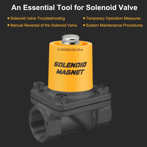 Solenoid Magnet Tool #TLMKC, 18mm Solenoid Valve Troubleshooting Magnet for Most Industry Valves