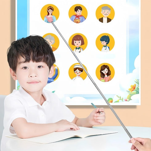 DOLANFYE Pointer Finger Stick Extendable, Hand Pointer for Teachers with Telescoping, Retractable Design Pointing