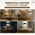 JKHTBDM 2 Pack 3 6000mAh Motion Sensor Wall Light with Remote Control Colors Wireless Wall Sconces LED Indoor Up