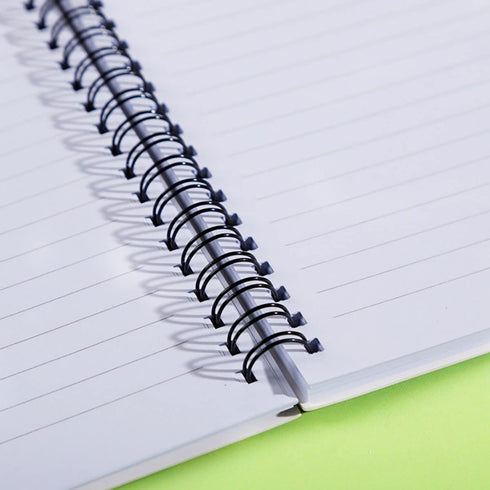 QIUKUI 4 Pieces A5 Flower Spiral Notebook Journal, Wirebound Ruled Sketch Book, Great for Students and Coworkers