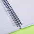 QIUKUI 4 Pieces A5 Flower Spiral Notebook Journal, Wirebound Ruled Sketch Book, Great for Students and Coworkers
