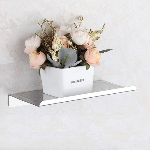 Chrome Stainless Steel Bathroom Phone Holder Shelf - Wall Mounted