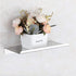 Chrome Stainless Steel Bathroom Phone Holder Shelf - Wall Mounted