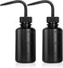 Melphoe Tattoo Wash Bottle 2Pcs, 150ml Water Squirt Bottle for Succulent Watering, Tattoo Supplies, Black