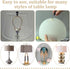 2Pcs Finials,1-1/2 Inch AHANDMAKER Black Lamp Lamp Shade Nut Screw Cap Ball Knob Finial Head Decoration Topper