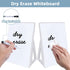 Magnetic Dry Erase Board - White Board, 8.3'' x 5.8'', Small Stand-Up or Hangable Desktop Dry Erase Whiteboard