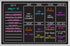 Dry Erase Magnet Weekly Calendar, Black Fluorescent Fridge Magnet