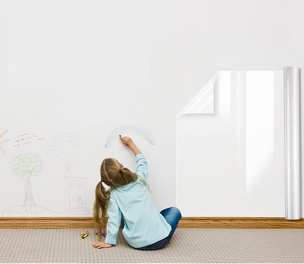 Clear Wall Protector Contact Paper, Removable Kids to Write Board, Dry Erase Kitchen Waterproof Backsplash (15.7X78.7