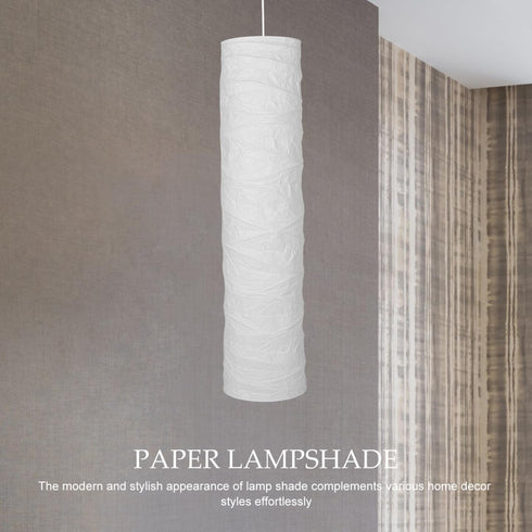 49.21In ABOOFAN Floor Lamp Shade Replacement Foldable Soft Paper Lampshade for Living Room Bedroom Office Modern
