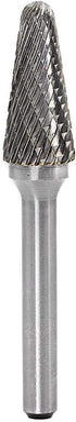 SL-4 Tungsten Carbide Burr - Cylinder Shape Double Cut Rotary Burrs File (1/2 Inch, Cutter Length: 1-1/8 Inch)