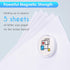 maxtek 30 Pcs Round Magnets for Whiteboard - Strong Fridge Magnets, Dry Erase White Board Magnets Set