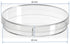 Polystyrene Petri Dish with Lid, 60mm, Sterile (Pack of 26)