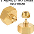 COSVMUF 3/4'' 1/4'' 3/4" 1/4" 2 4 US Standard Faucet Adapter, to Hose Adapter, Convert Female Hose Thread Bib