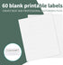 HERKKA Extra Capacity Hanging File Folders, 60 Pack, Reinforced Letter Size with Heavy Duty 3 Inch Expansion for Bulky