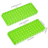 2Pcs Tube Rack Microcentrifuge Tube Racks Double-Sided Plate Centrifugal Pipe Rack for 0.5ml-2ml Centrifugal Pipe 60 Holes (Orange-Green)