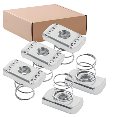 Aifukena 3/8-16 Strut Channel Nuts - Spring Channel NutZinc Plated (Pack of 10)
