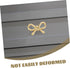 KALLORY Brass Bowknot Drawer Pulls Vintage Cabinet Handles for Dressers Shoe Cabinets and Bedside Tables Stylish