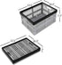 Jekiyo 16-Liter Set 3 Folding Crates Storage, Collapsible Container Plastic