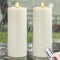 Waterproof Flickering Plastic Flameless with Cycle Timer & Remote Control, Pack of