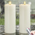 Waterproof Flickering Plastic Flameless with Cycle Timer & Remote Control, Pack of