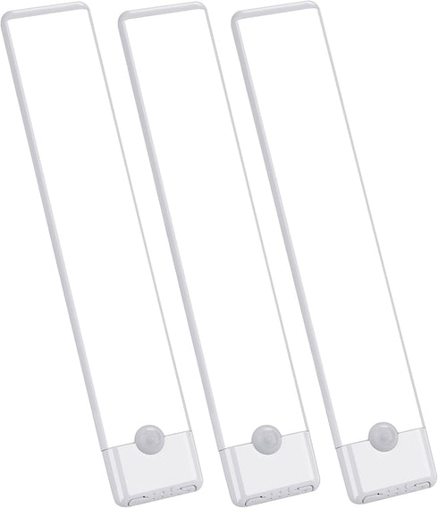 Motion Sensor Under Cabinet Lights, Magnetic Rechargeable Under Counter Closet Light, Wireless