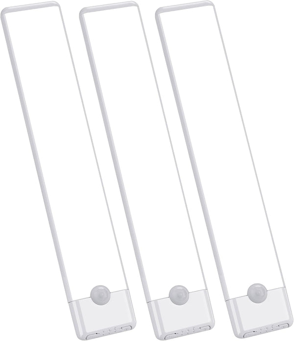 Motion Sensor Under Cabinet Lights, Magnetic Rechargeable Under Counter Closet Light, Wireless
