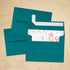 Envelopes Store 4 Bar A1 Invitation Envelopes | Peel & Press | 3 5/8" x 5 1/8" | Teal | 80lb. Text | 50 Qty