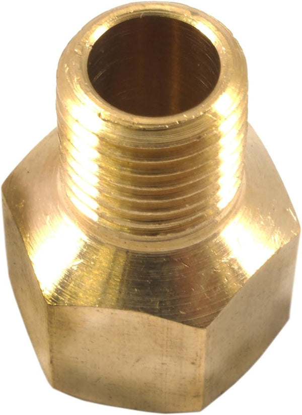 Forney 75447 Brass Fitting, Reducer Adapter, 3/8-Inch Female NPT to 1/4-Inch Male NPT