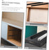 2pcs Vaguelly Side Mount Drawer Slides Smooth Silent Sliding Furniture Rails for Bedside Cabinets Wardrobes Dresser