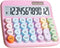 Calculator 12 Digit Extra Large – 5-Inch LCD Display, Big Buttons, Easy to Use, 15° Tilt Screen for Kids (Pink)