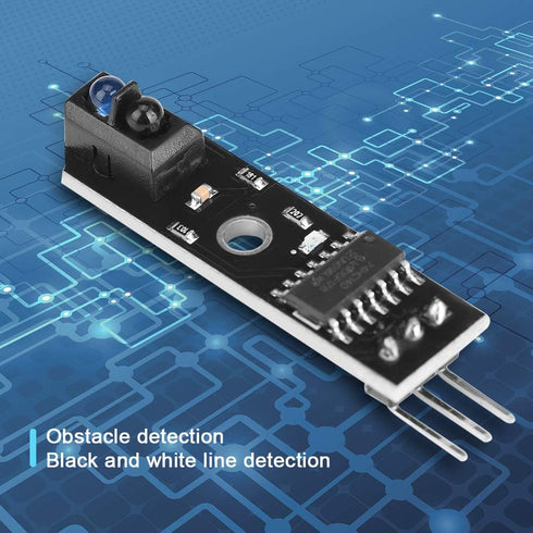3 Pcs Infrared Tracking Sensor Module - 1-Channel Infrared Reflection Tracking Sensor for Smart Car