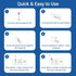 BLENSTCS at-Home Epstein-Barr (EBV) Test Kit Finger-Prick Sample, No Lab Visit Needed Detects IgG Response to VCA