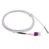 TWTADE PT100 Waterproof Temperature Sensor, Stainless Steel Probe, Range -50?-200?, 6.6Feet, MT-6340-30mm
