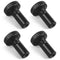 InnoHHustle 4 Pack Lamp Switch Knob, Black Brass On/Off Replacement Light Lamps &