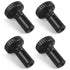 InnoHHustle 4 Pack Lamp Switch Knob, Black Brass On/Off Replacement Light Lamps &