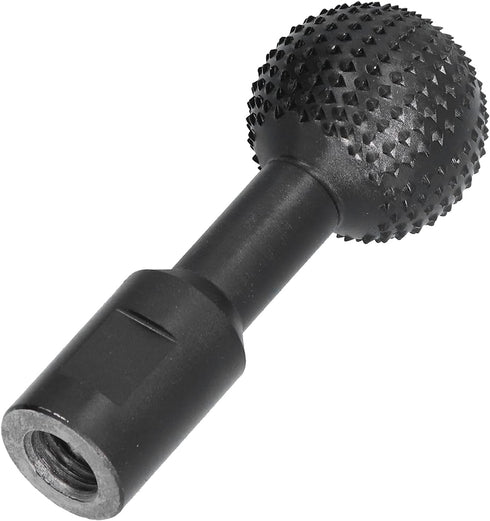 Ball Grinding Head - 5/8-11 Threads for 4 1/2 and 5 Inch Angle Grinder, Carbon Steel Wood Carving Burrs Power Carving