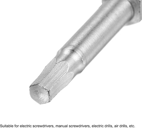 uxcell 1/8" Magnetic Hex Head Screwdriver Bit, 10 Pcs S2 Steel Power Tool, 1/4" Hex Shank, 2" Length