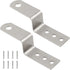 BokWin 15 Bracket,3.74 Inchx0.63 Inch Pcs Z Mounting Iron Right Angle Corner Bracket with Screws for Shelf Picture